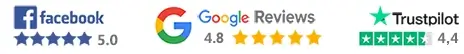 Social Proof - Bewertungen Facebook, Google, Trustpilot