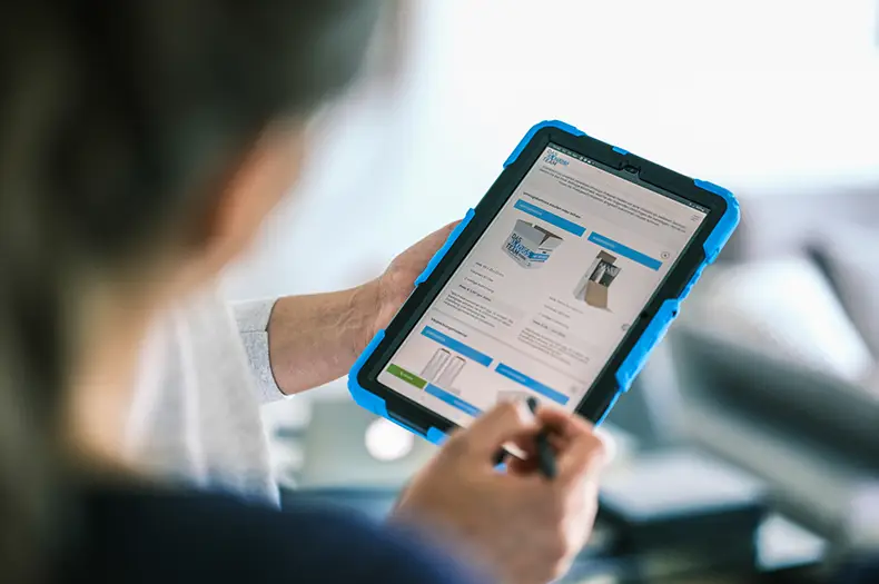 Anfrage mit dem Digitalen Möbelerfasser